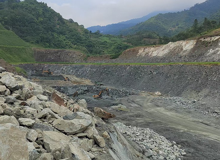 湖北德邦礦業(yè)有限公司工地案例